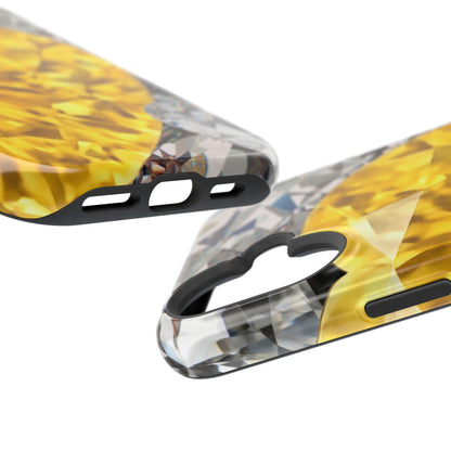 Impact-Resistant Phone Case – Heart of Gold