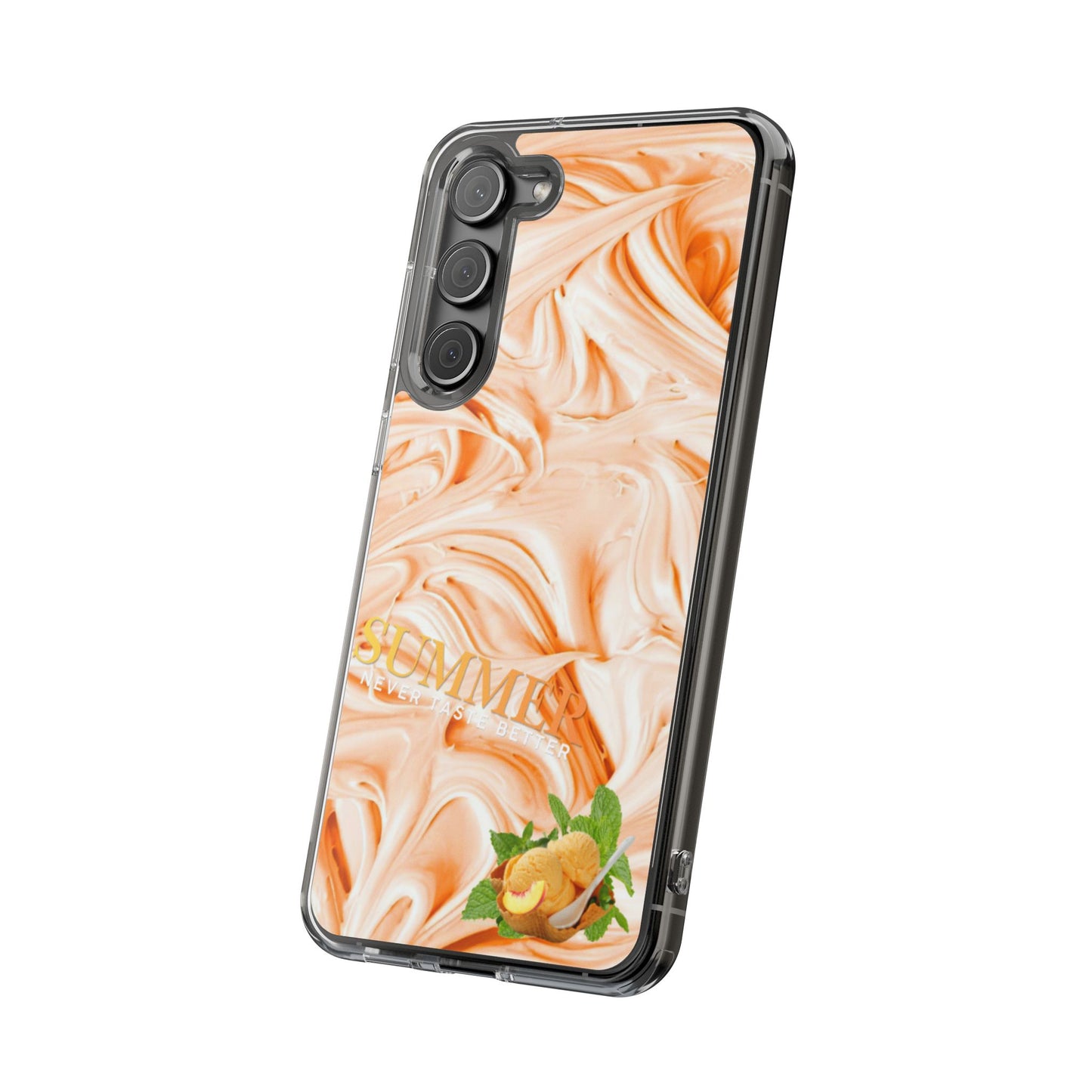 Clear Phone Case – Peach Sorbet