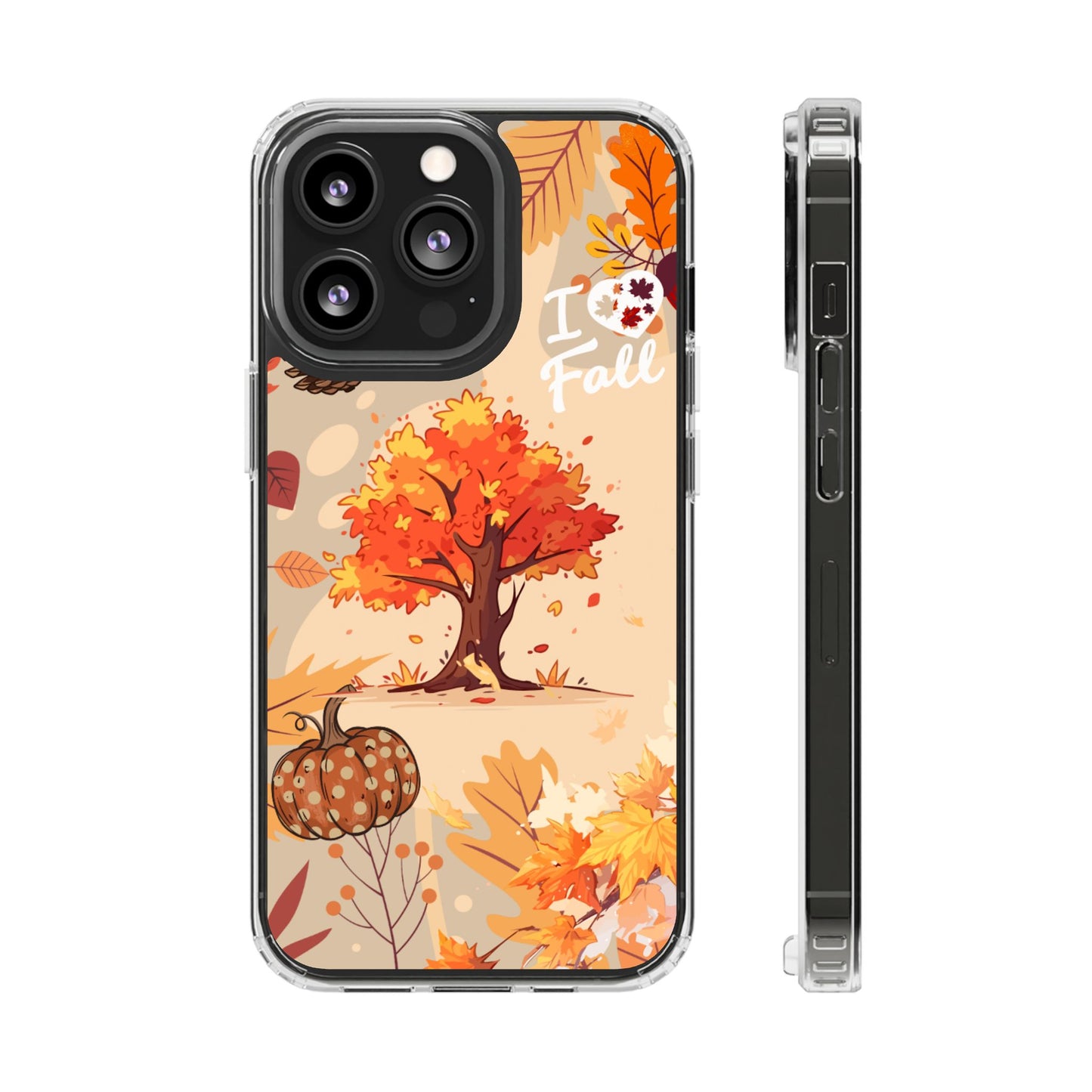 Clear Phone Case – Fall in Love