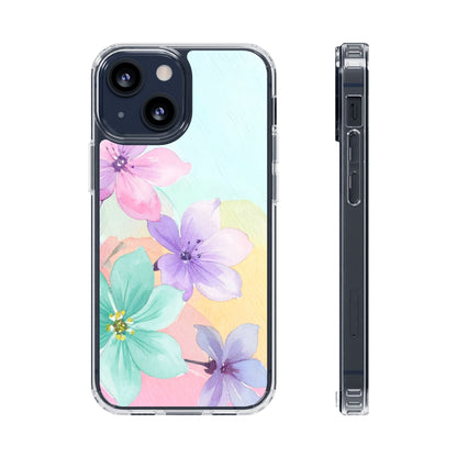 Clear Magnetic Phone Case – Water Petal