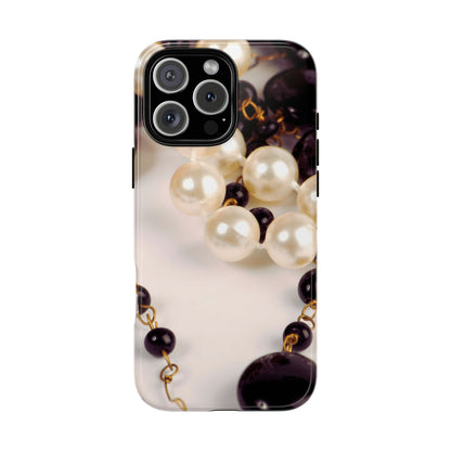 Protective Phone Case – Noir Pearl
