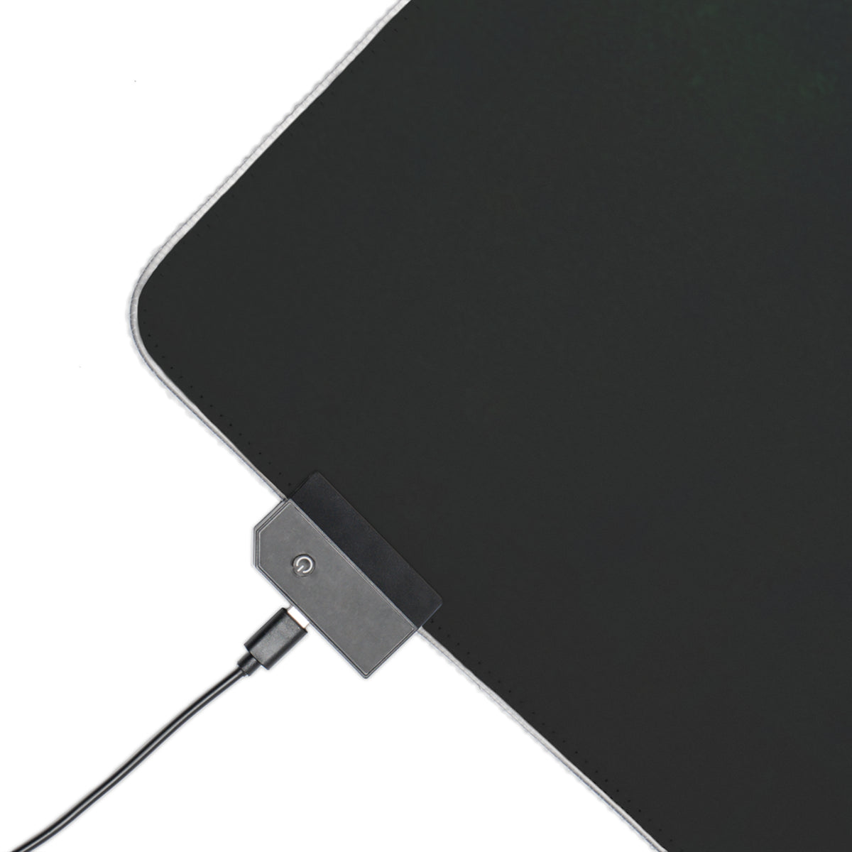 Gaming LED Desk Mat – Stitched in Darkness