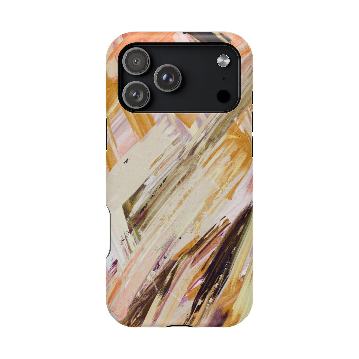 Wireless-Charging Compatible Case – Brush & Bronze