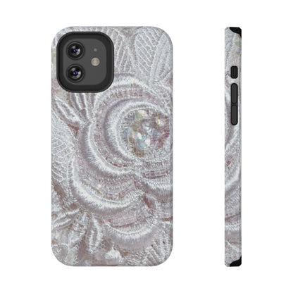 Impact-Resistant Phone Case – Lace Veil