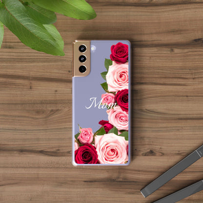Clear Phone Case – Mom’s Rose Bouquet