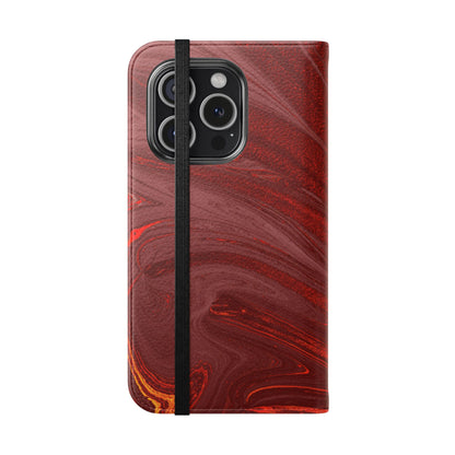 Flip Case – Crimson Current