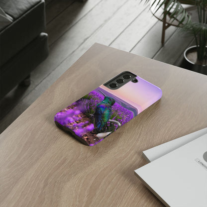 Protective Phone Case – Hummingbird Reverie