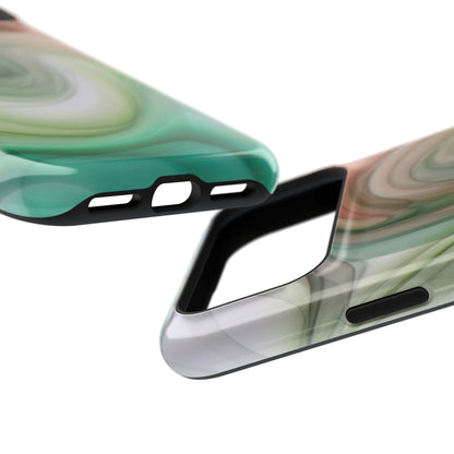 Impact-Resistant Phone Case – Marble Flow