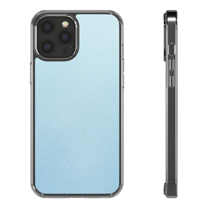 Clear Phone Case – Blue Whisper