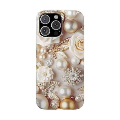 Slim Phone Case – Ivory Opulence