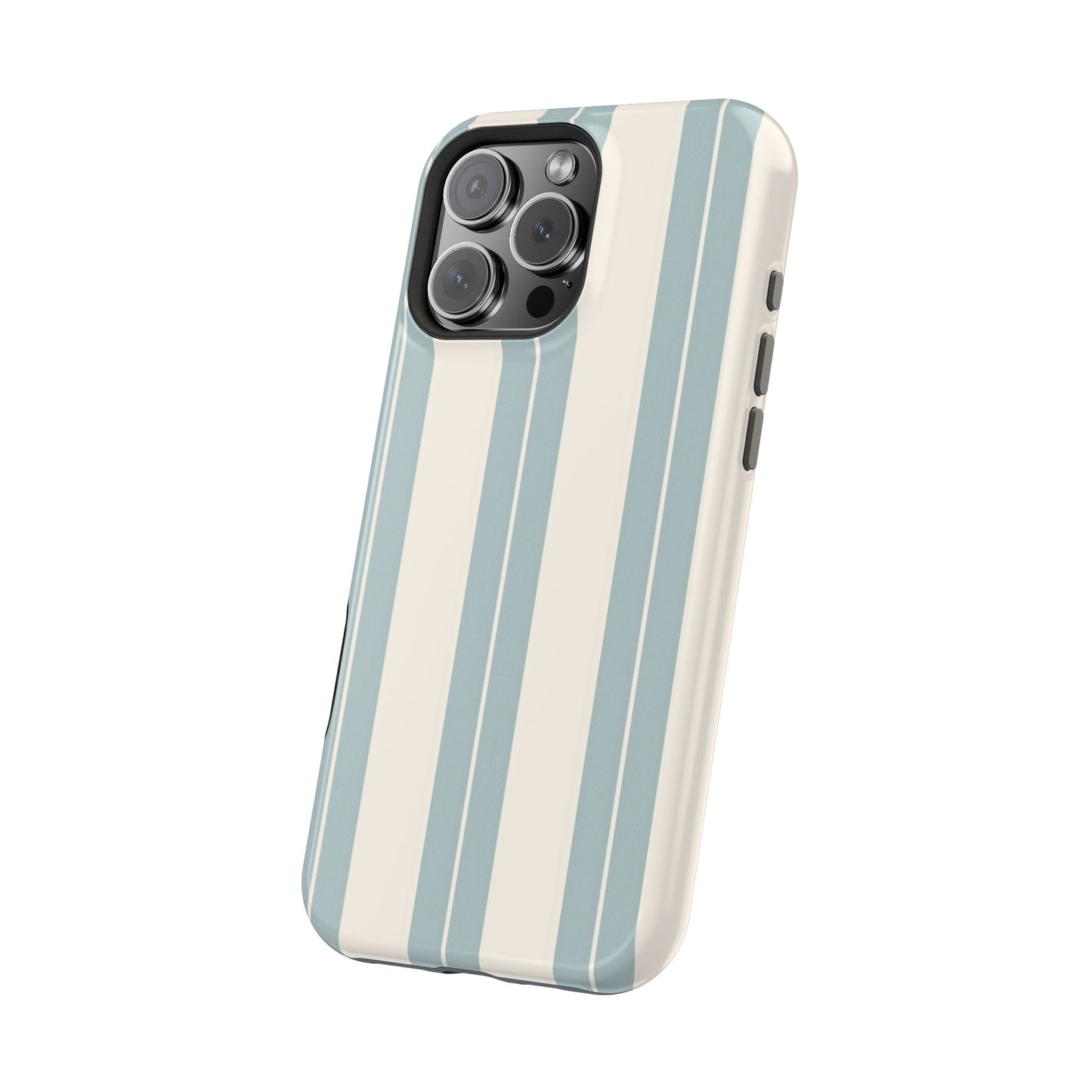 Wireless-Charging Compatible Case – Coastal Stripe