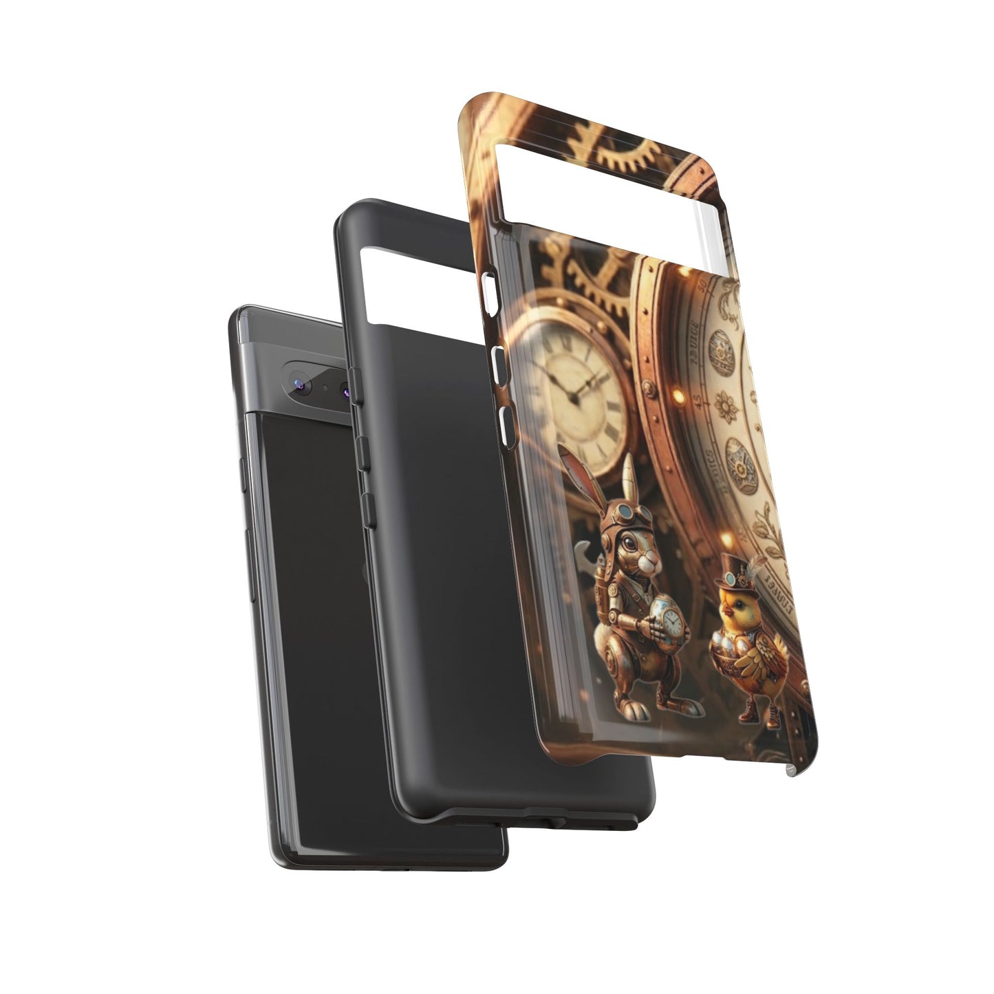 Protective Phone Case – Clockwork Cottontail