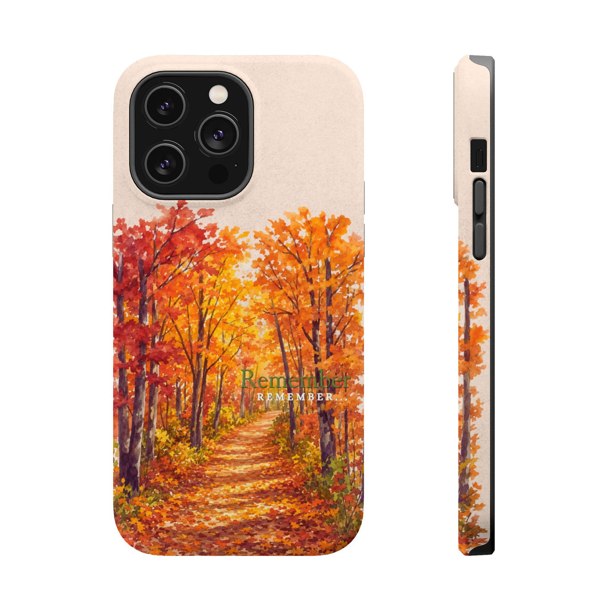 Wireless-Charging Compatible Case – Autumn Remembered – Compatible with iPhone 13–17 & Samsung Galaxy S25–S26 Series