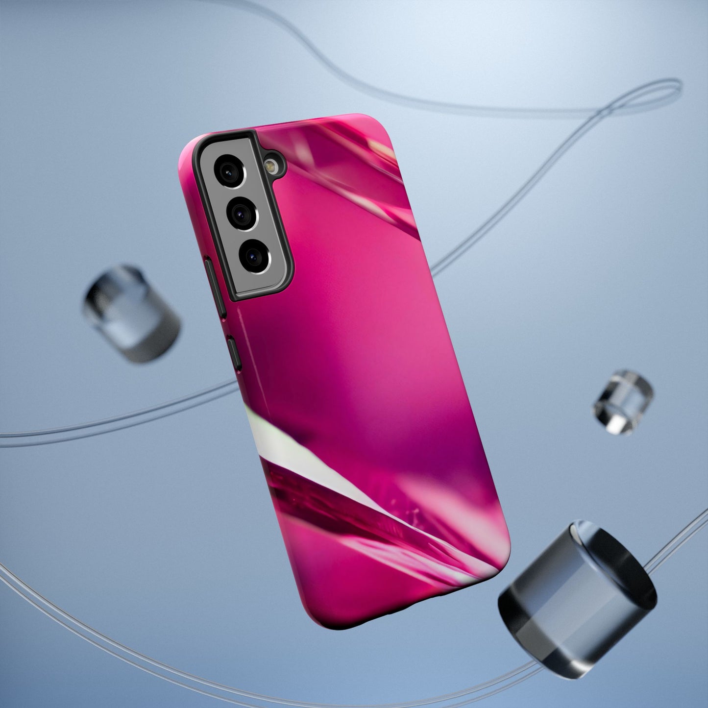 Impact-Resistant Phone Case – Magenta Motion