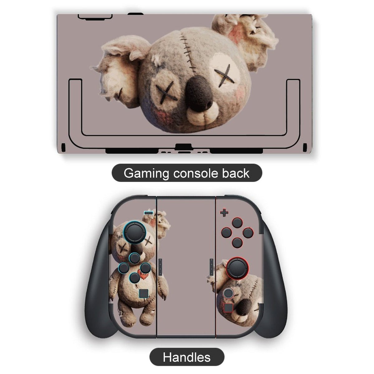 Console Skin Kit – Cursed Cuddles – Compatible with Nintendo Switch 2