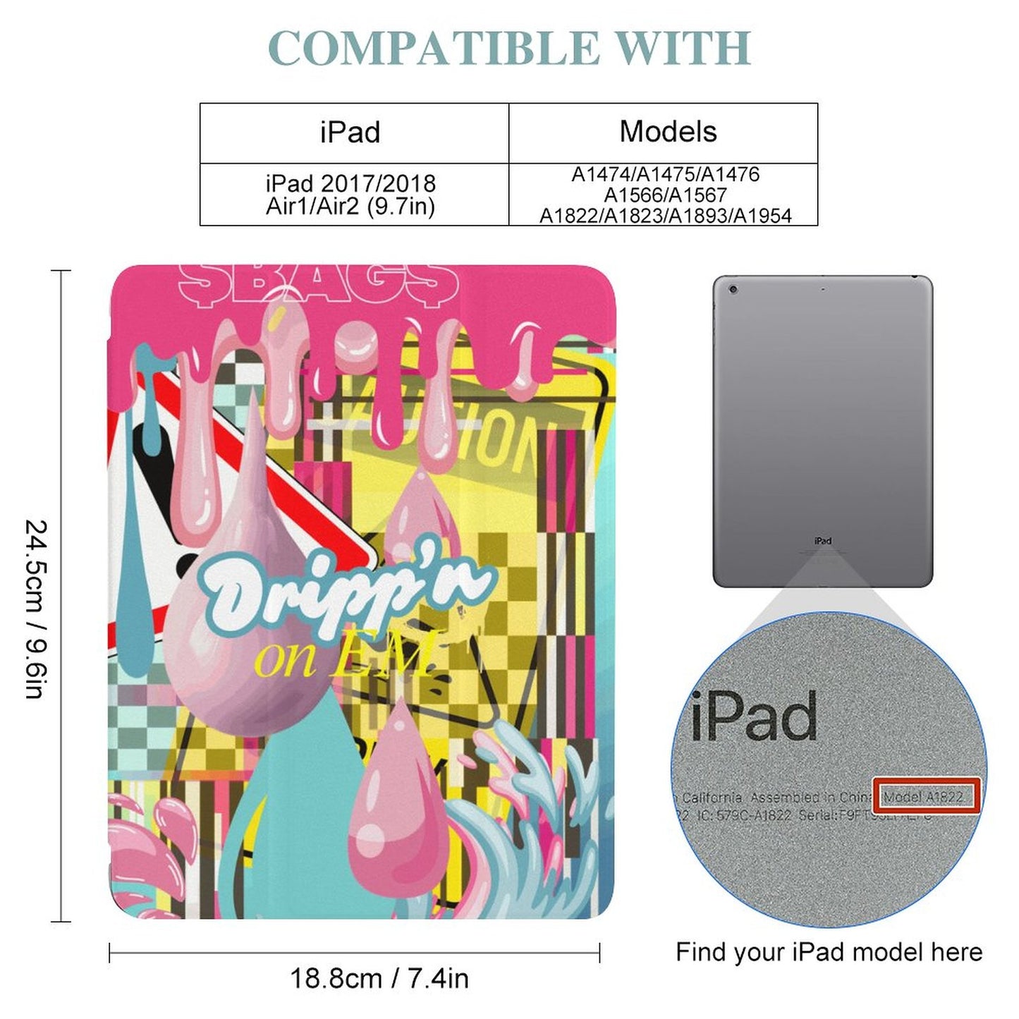 Tablet Case with Pencil Holder – Certified Drip
