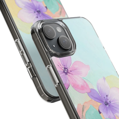 Clear Phone Case – Water Petal