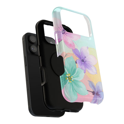 Impact-Resistant Phone Case – Water Petal