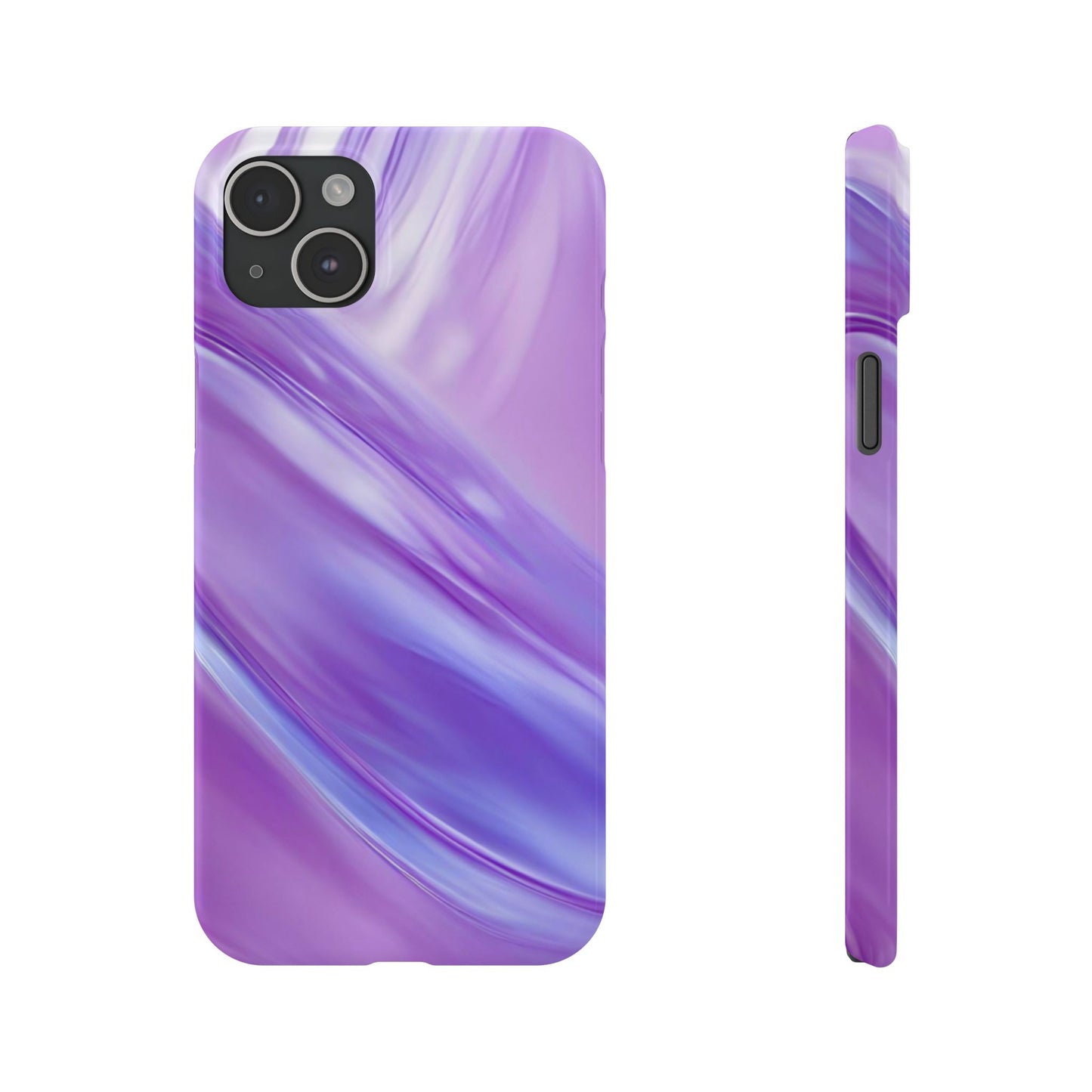 Slim Phone Case – Lavender Wave