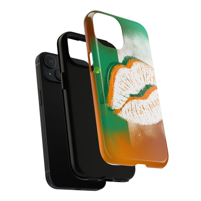 Dual-Layer Phone Case – Irish Lip St. Patrick’s Day Design