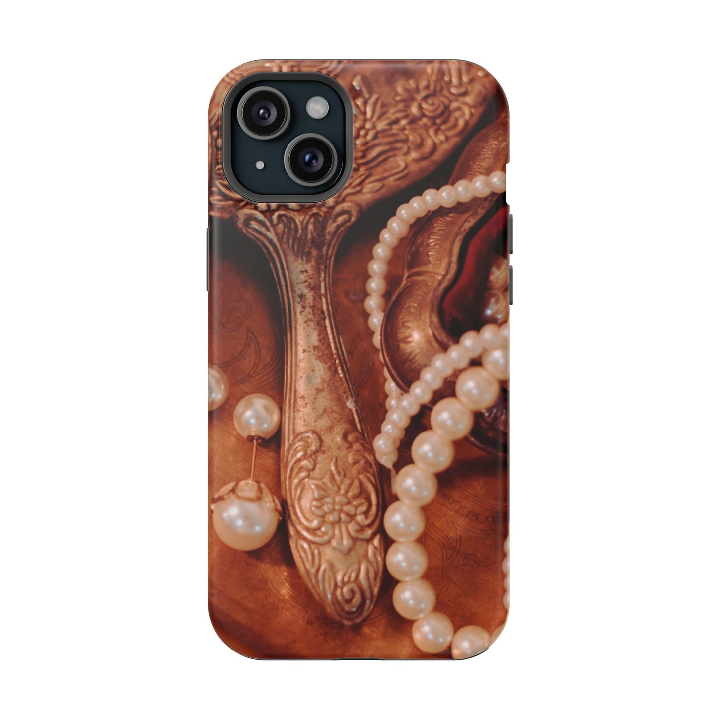 Impact-Resistant Phone Case – Bronze Vanity
