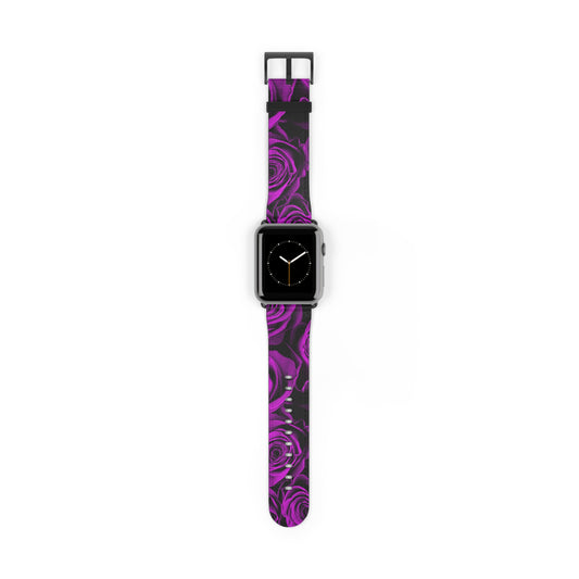 Watch Band – Amethyst Roses