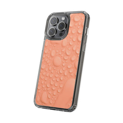 Clear Phone Case – Apricot Rain