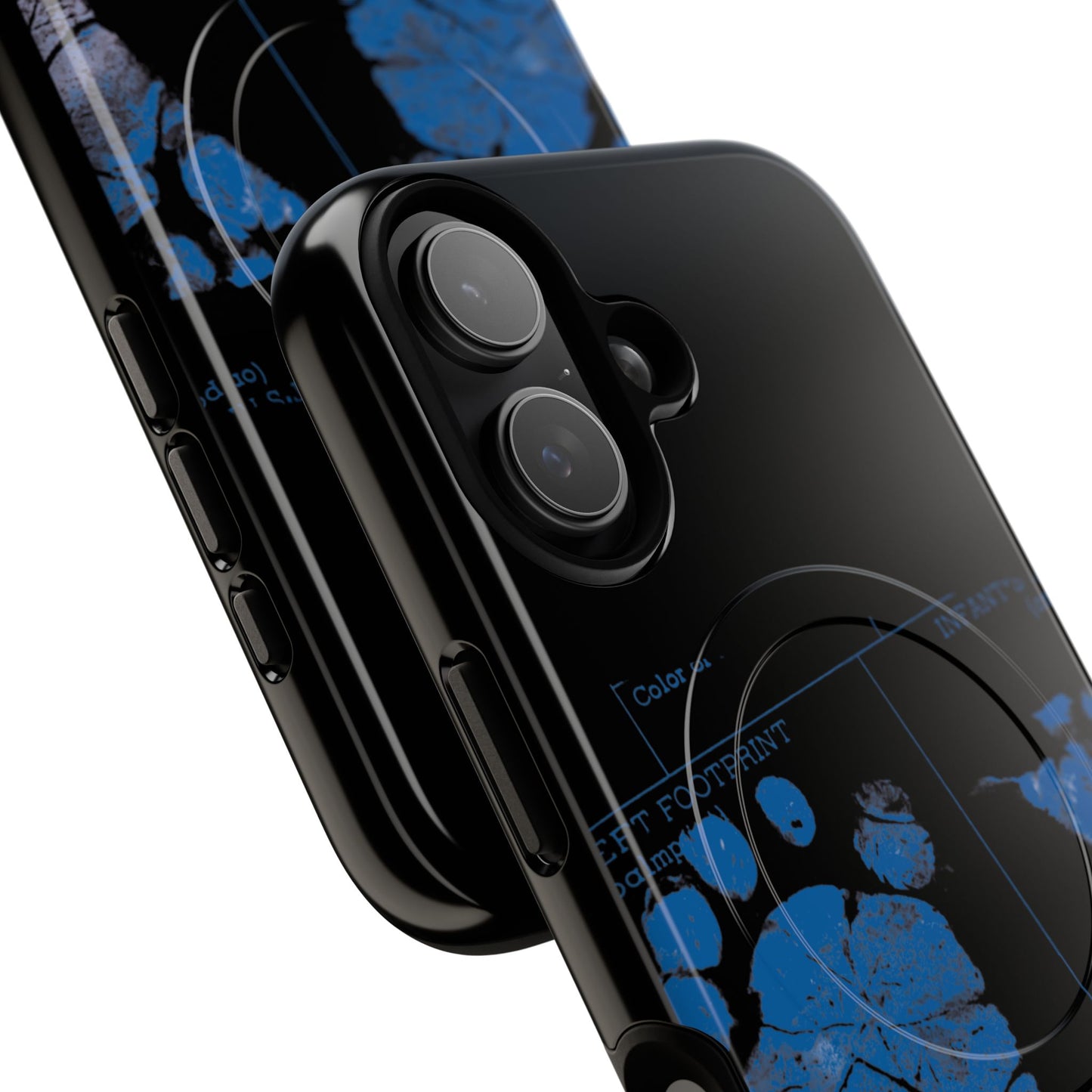 Protective Magnetic Phone Case – Mom’s Little Blue Footprints