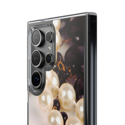 Clear Phone Case – Noir Pearl