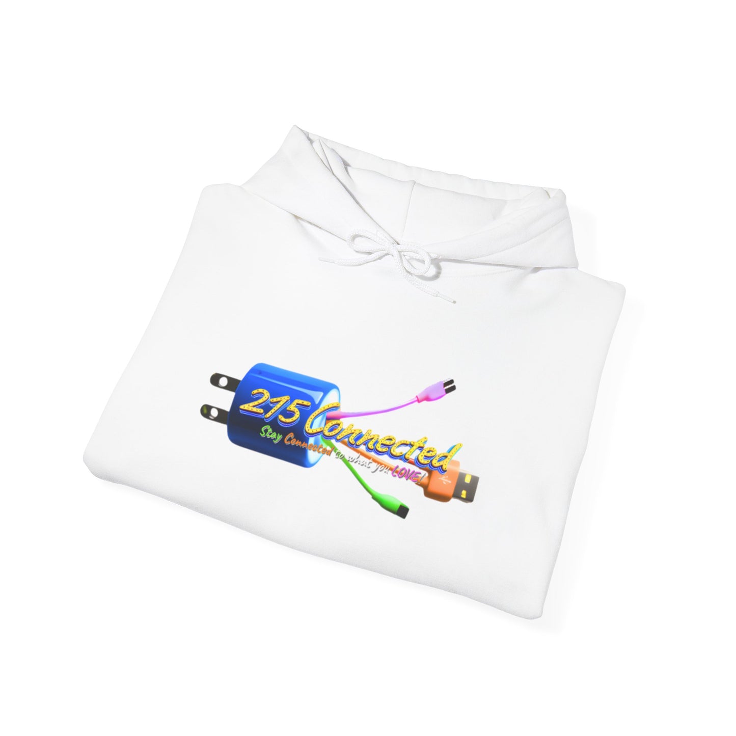 Pullover Hoodie – 215 Connected Logo Heavy Blend Comfort