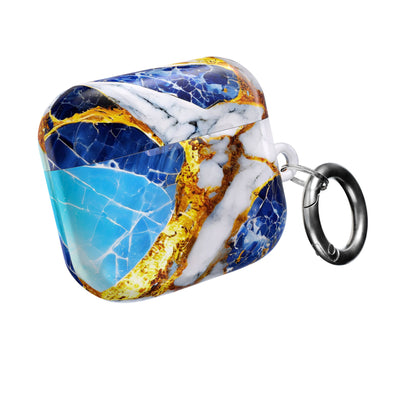 Wireless Earbud Case Cover – Sapphire Veins