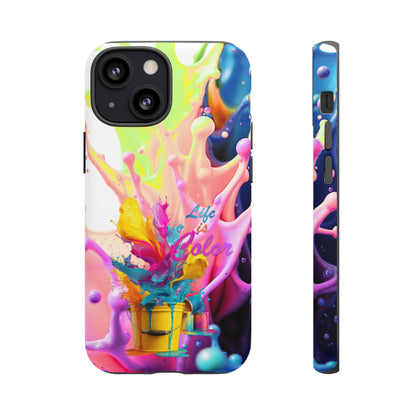 Color Splash Phone Case — “Life in Color” Protective Tough Case