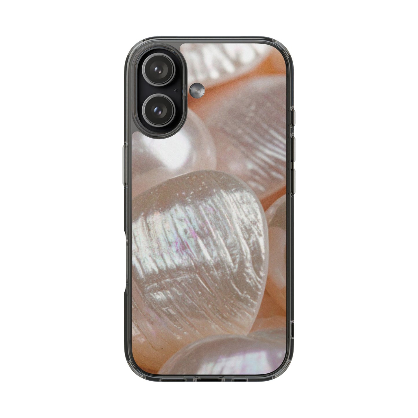 Clear Phone Case – Blush Pearl