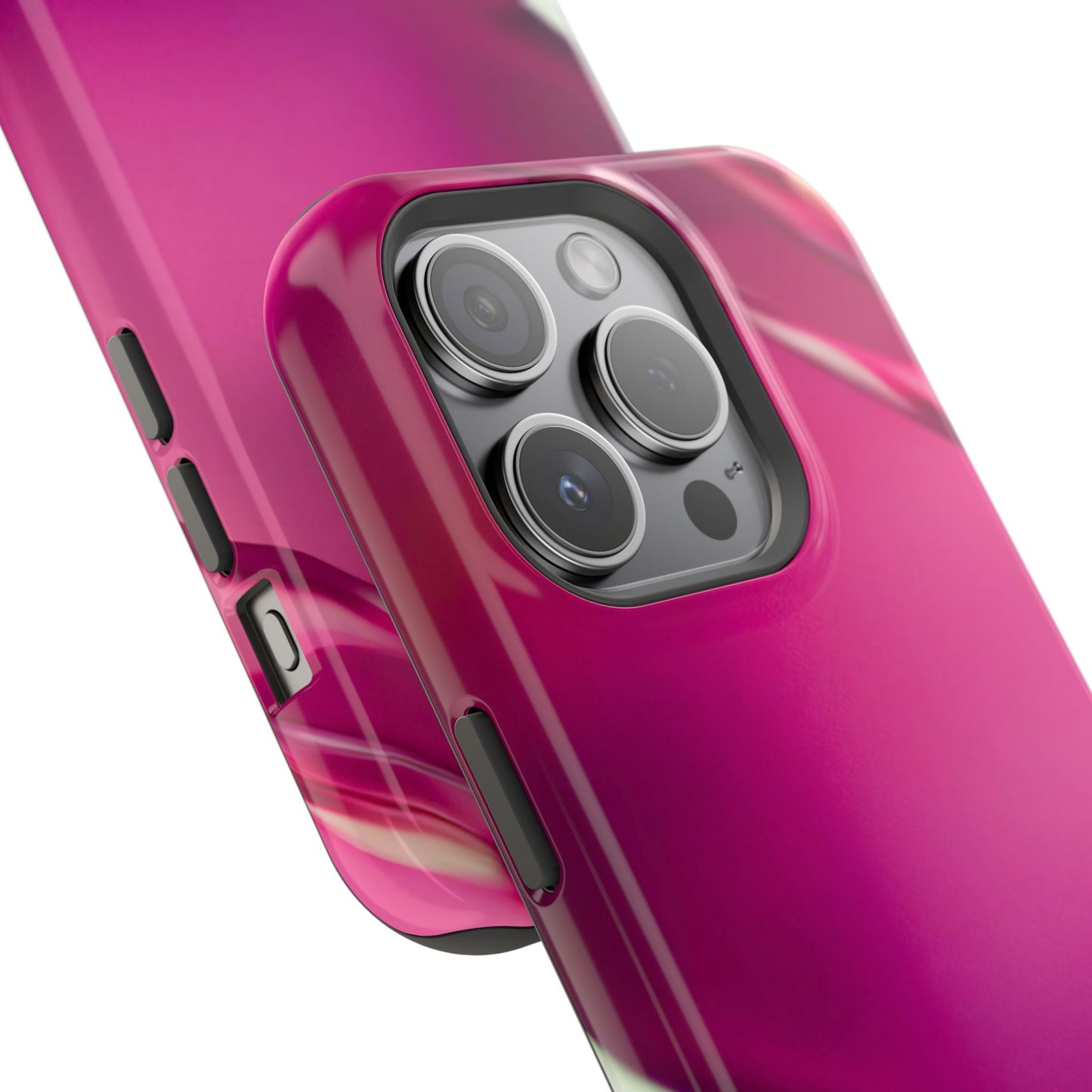 Impact-Resistant Phone Case – Magenta Motion