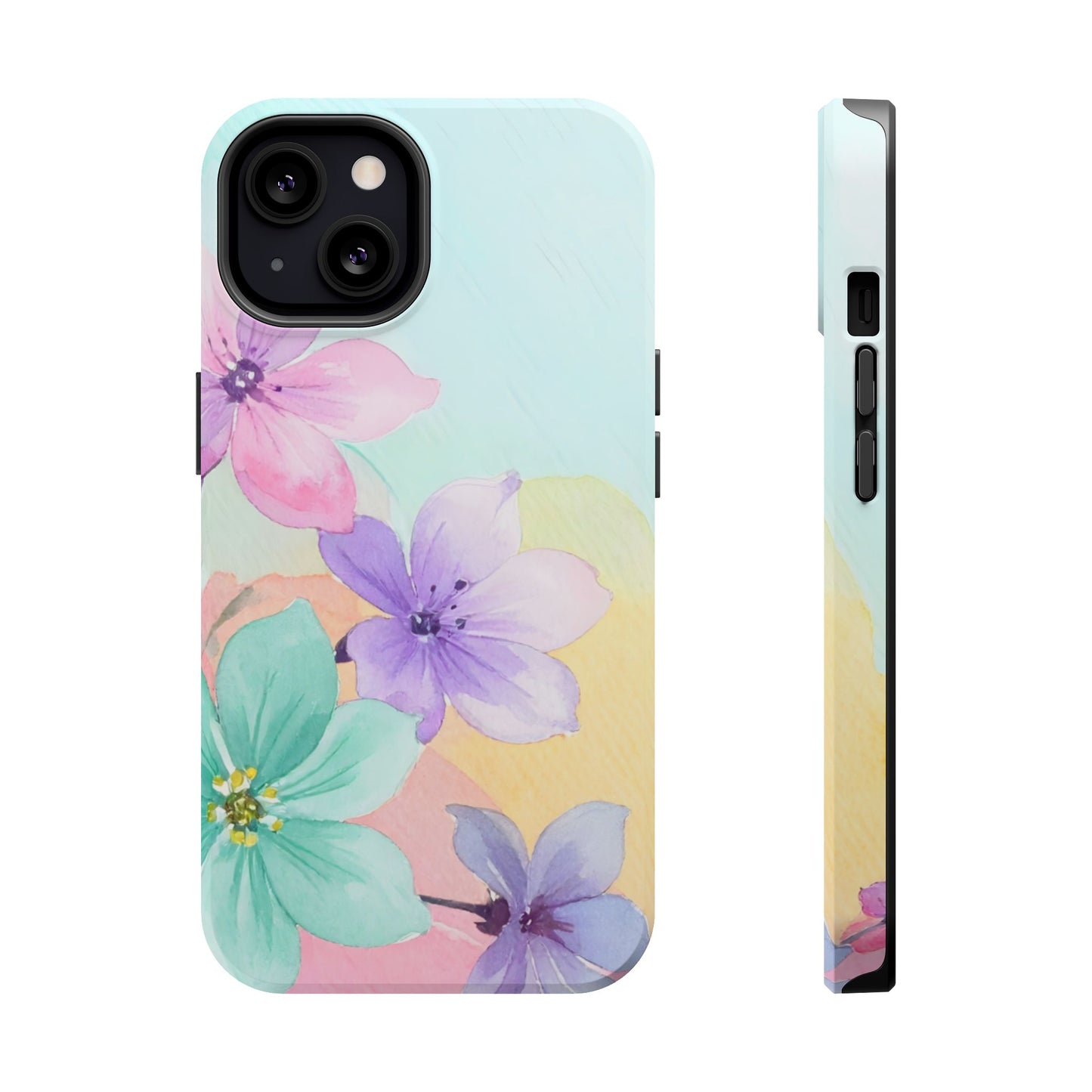 Wireless-Charging Compatible Case – Water Petal
