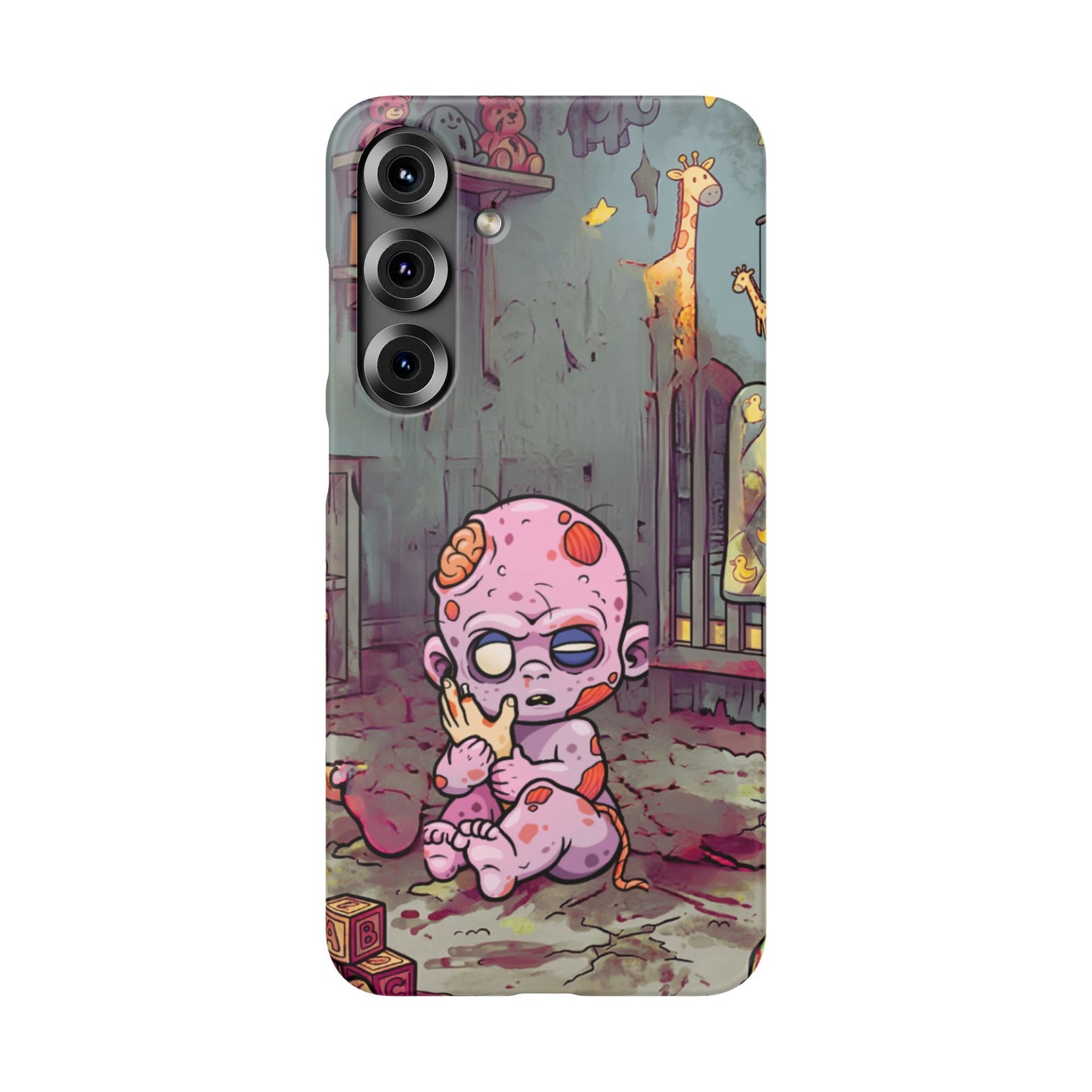 Phone Case — Creepy Cute Zombie Baby Nursery Design