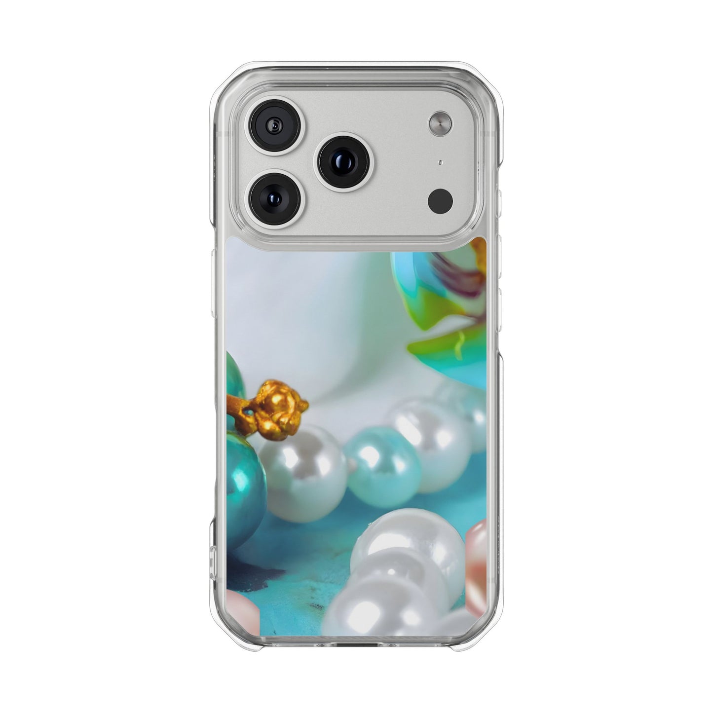 Clear Magnetic Phone Case – Mermaid's Pearl