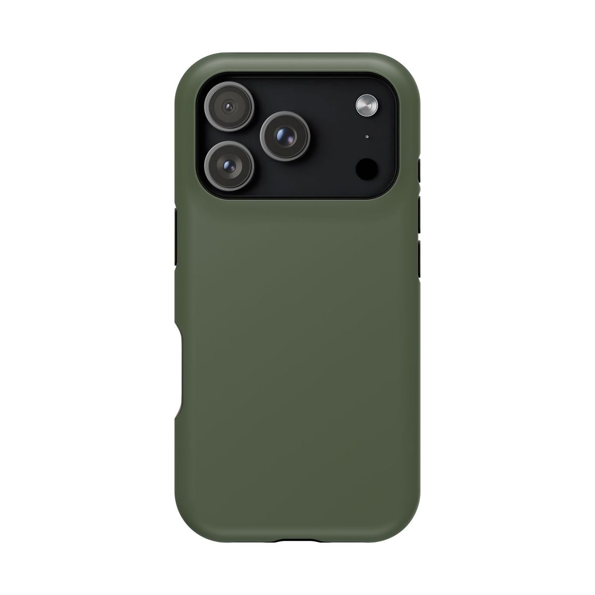 Impact-Resistant Phone Case — Military Green Protective Shockproof Cover