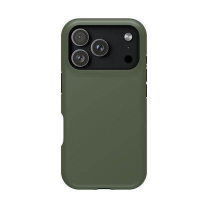 Impact-Resistant Phone Case — Military Green Protective Shockproof Cover