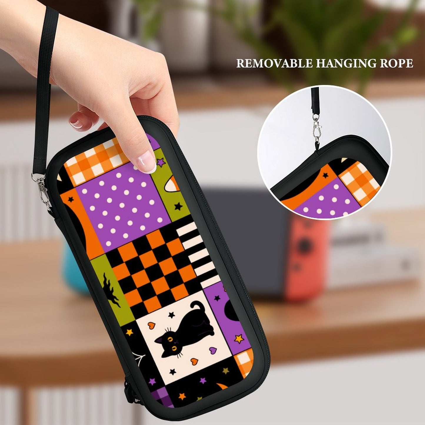 Travel Case – Spooky Patchwork