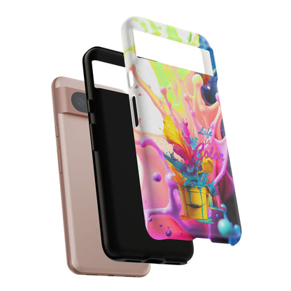 Color Splash Phone Case — “Life in Color” Protective Tough Case