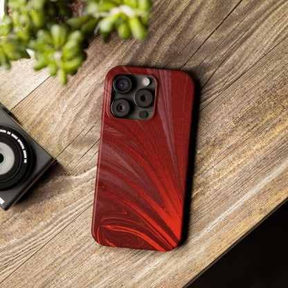 Slim Phone Case — Crimson Current