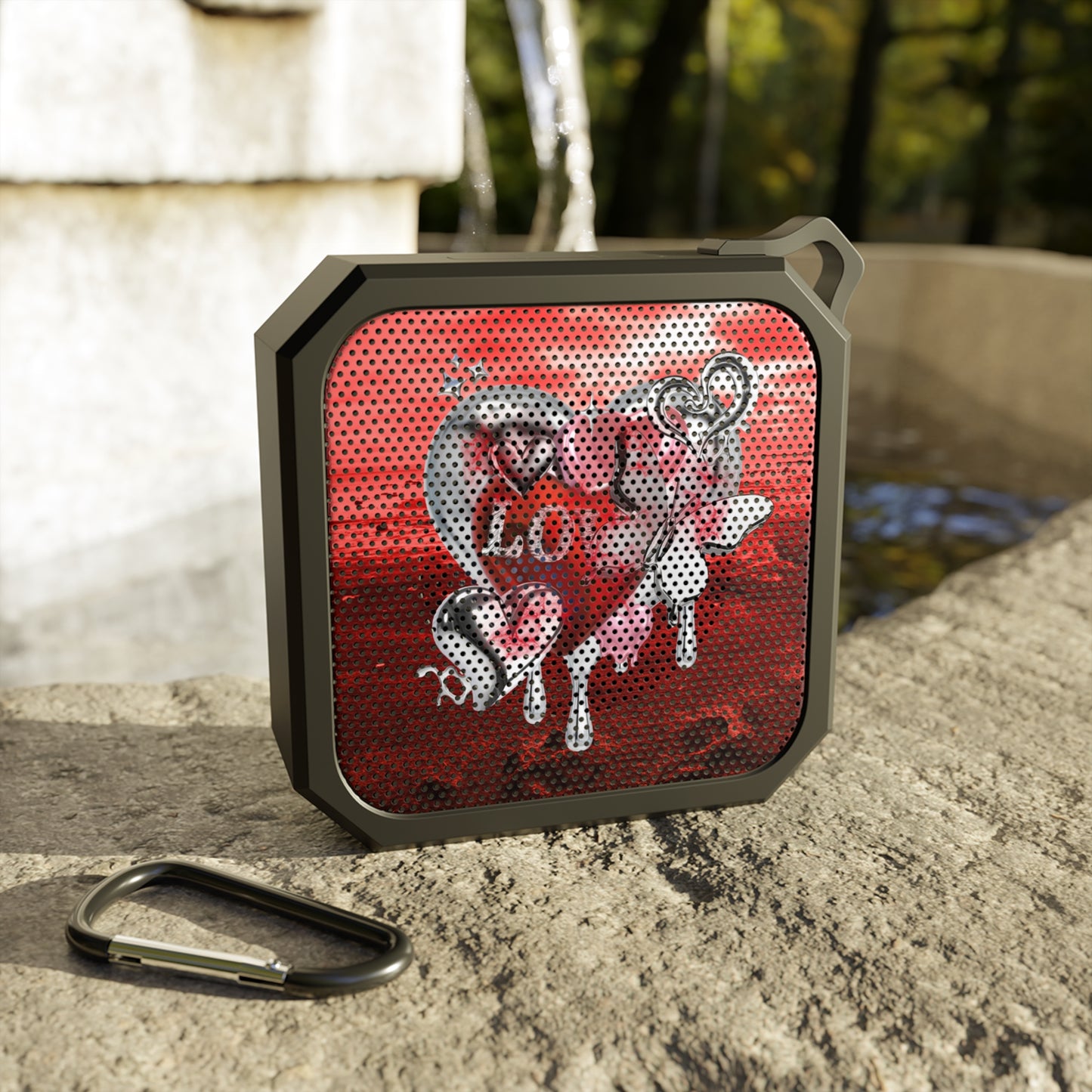 Water-Resistant Bluetooth Speaker – Chrome Love