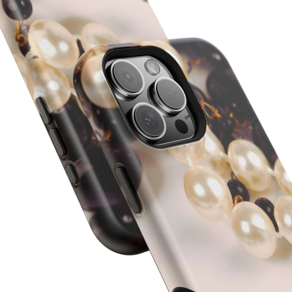 Wireless-Charging Compatible Case – Noir Pearl