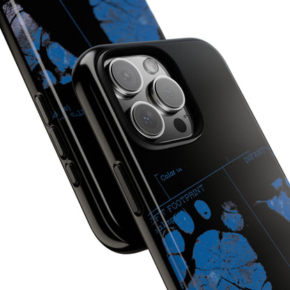 Protective Phone Case – Mom’s Little Blue Footprints