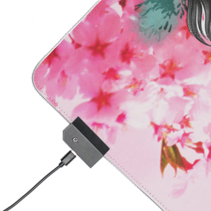 Gaming LED Desk Mat – Blossom & Thorn