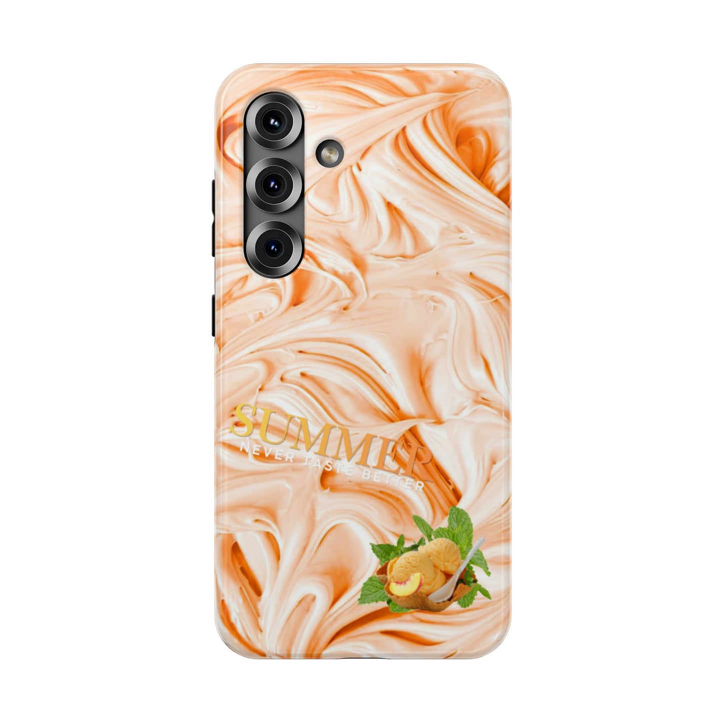 Impact-Resistant Phone Case – Peach Sorbet