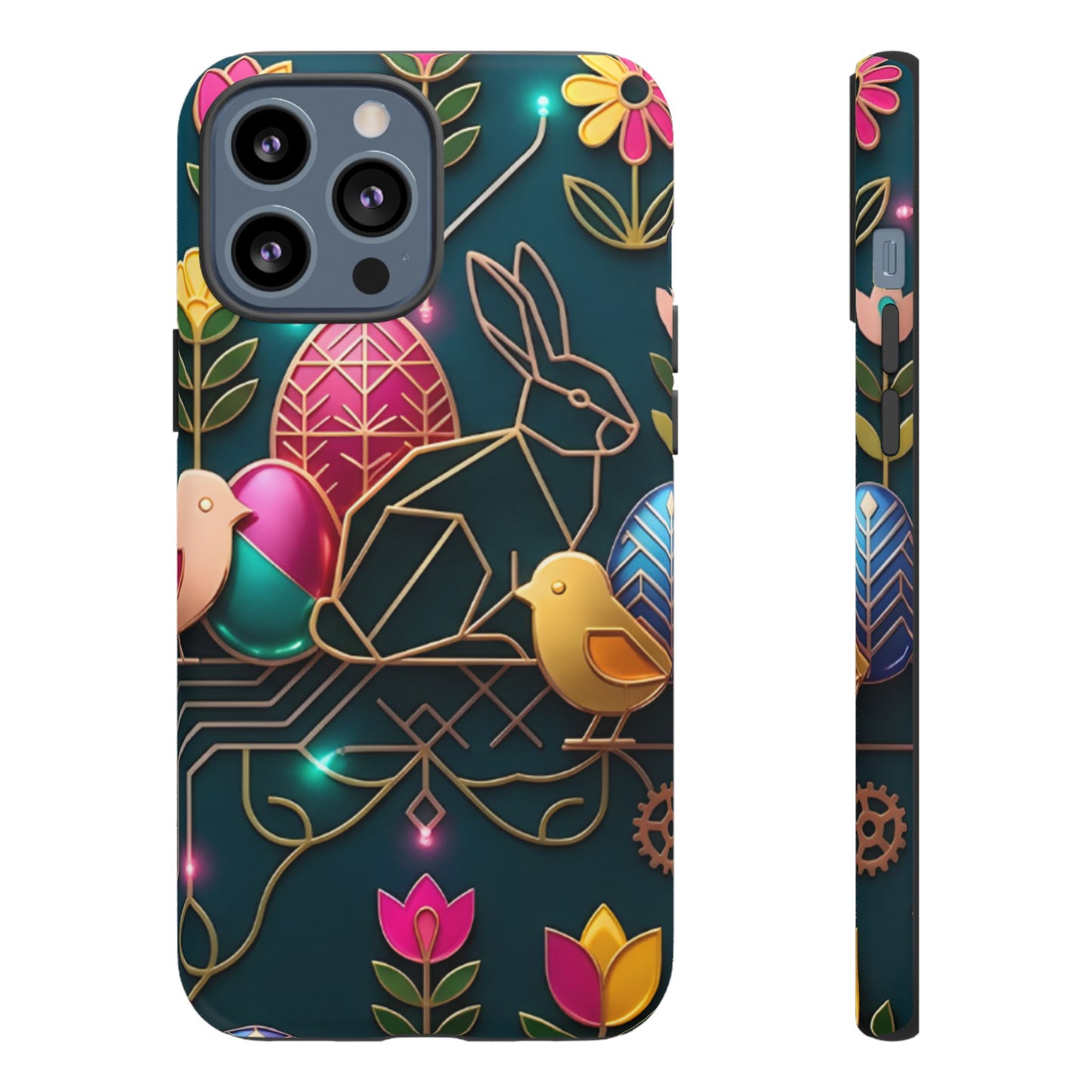 Protective Phone Case – Jeweled Garden