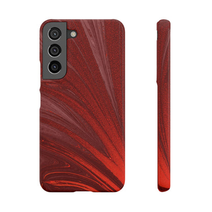 Snap Phone Case – Crimson Current