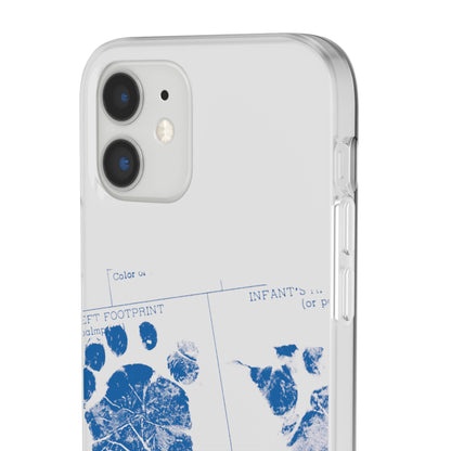 Flexi Case – Mom’s Little Blue Footprints